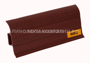 Плинтус Идеал Комфорт 2,5 м. Махагон Плинтус Идеал Комфорт 2,5 м. Махагон